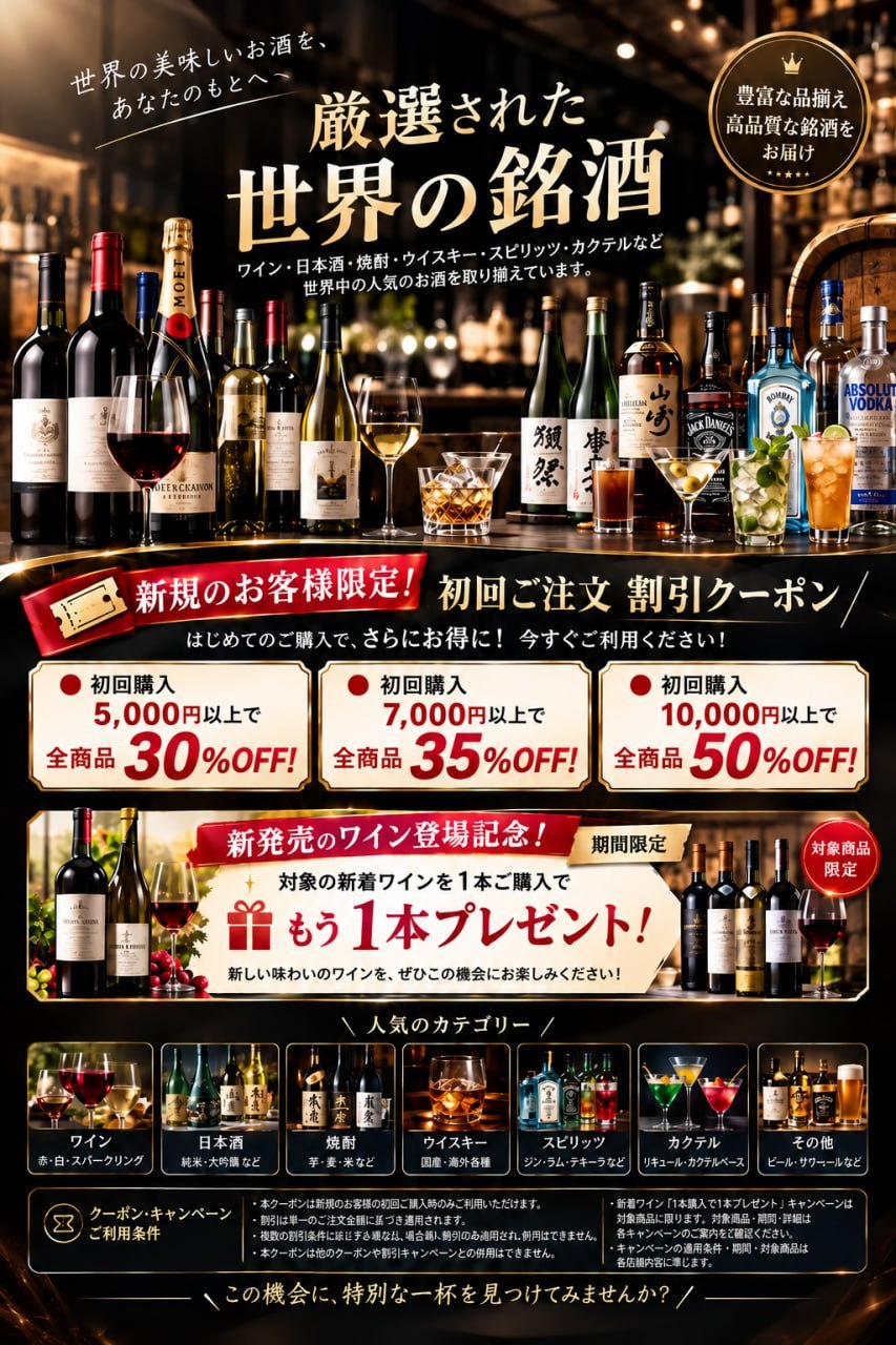 厳選された世界の銘酒